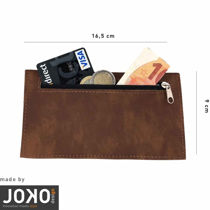 Tabaktasche used Leather touch Tabakbeutel für Drehtabak mit Fächern für
