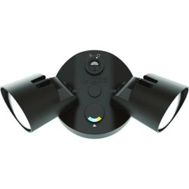 Lithonia Lighting Dark Bronze LED Dual Head Dusk To Dawn Outdoor Flood Spot Light Adjustable Lumen