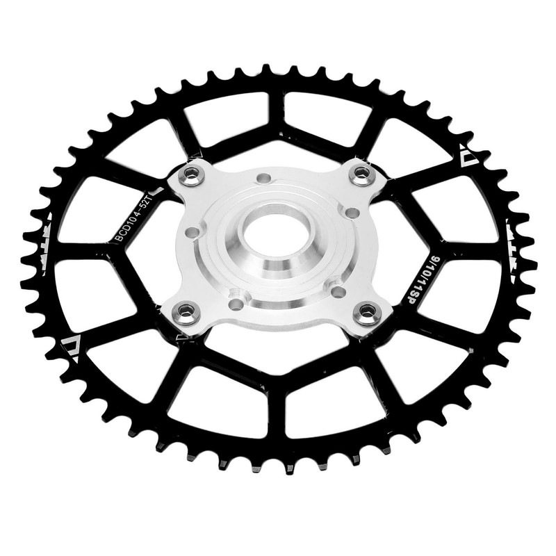 52T 104BCD Motor Bike Chainring Adapter Mid Drive Chainring Spider