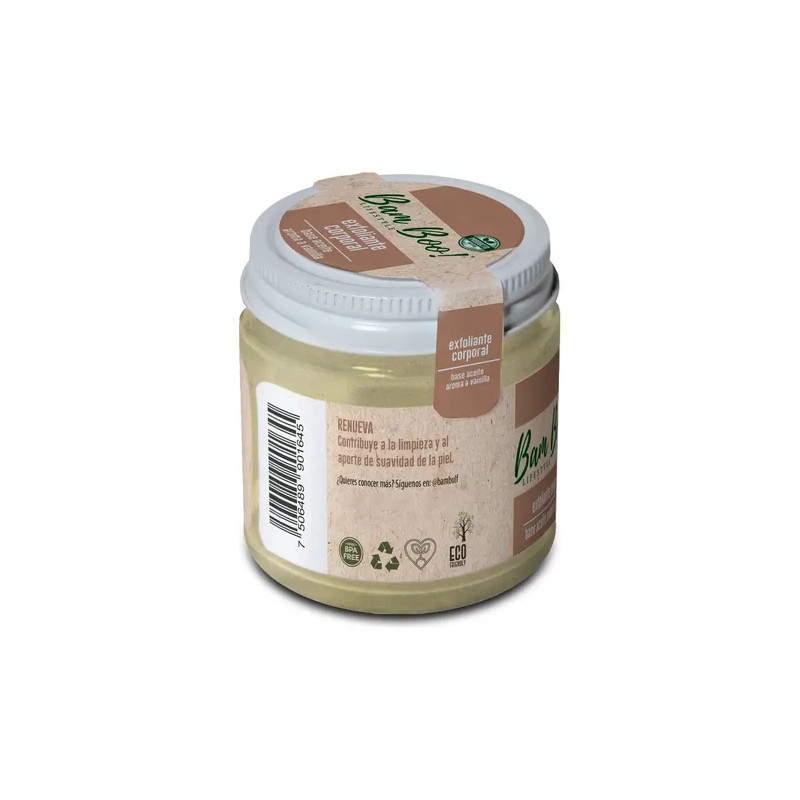 Exfoliante Corporal Base Aceite Aroma Vainilla 100g Bam Boo!