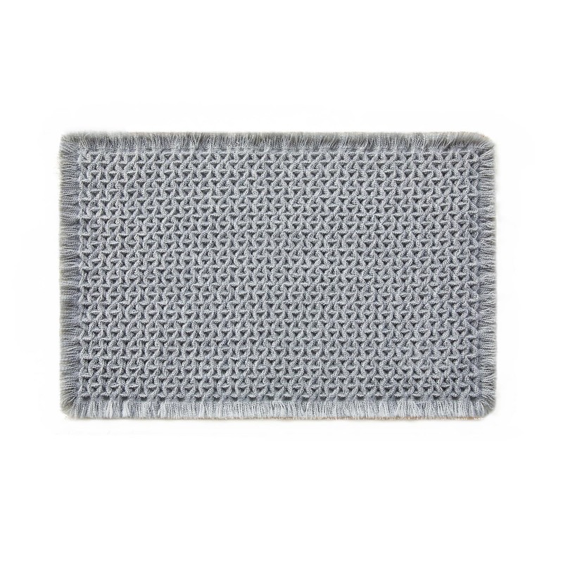TYUU Boho Bathroom Rugs, Super Absorbent Non Slip Waffle Bath