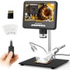 Andonstar HDMI Digital Microscope AD207S-Pro, Soldering Microscope, Coin Microscope for