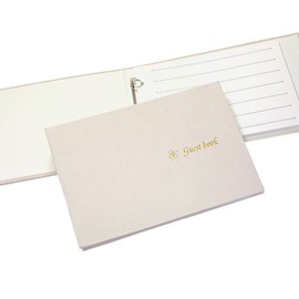 Luna, Guest Book, Binder Type (90 People Writing), Weddings, Exhibitions, Recitals, Guest Bookkeeping