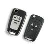 3 Button Car Key Shell for Vauxhall Astra, Black