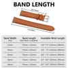 BISONSTRAP Elegant Leather Watch Straps, Quick Release, Watch Bands for