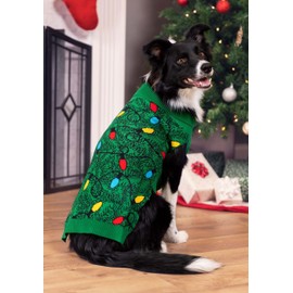 Christmas Tree Dog Sweater L