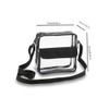 Enkrio Clear Bag, Transparent Bag, Crossbody Bag, Lightweight, PVC Material,