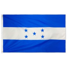 DANF Honduras Flag 3ftx5ft Honduran National Flags Polyester with Brass Grommets 3x5 Foot Flag