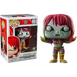 Funko Pop WWE: Asuka with White and Green Mask Collectible Figure, Multicolor