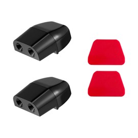 SHMZK 2 PCS Deer Whistles for Car, Deer Whistles Animal Warning Device to Avoid Collisions, Animal Alert Deer Repellent Devices for Cars Trucks Motorcycles, Car Accessories (Black)