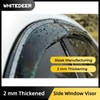 WhiteDeer ZH Durable Window Deflectors Rain Guards for Nissan Versa
