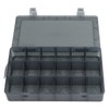 Multi Compartment Parts Box Removable Divider Transparent Plastic 18 Grids