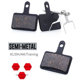 Yuauy 18 Kinds Brake Pads Resin Compound Semi-Metal Disc Brake Pad Spring Stainless Steel one Set