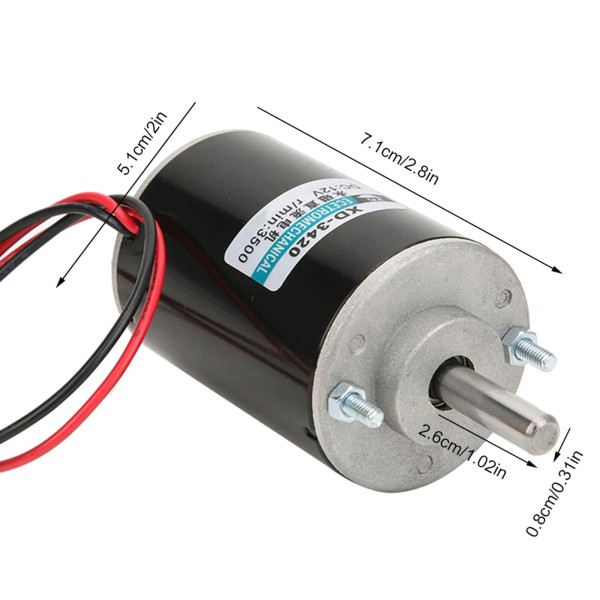 Unbranded 30W DC Motor High 12V 3500RPM CW CCW Permanent
