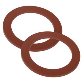 Pair of Viton Gaskets for Freightliner 1/4 Turn Fuel Caps, Fuel Tank Cap Gasket O-Rings Replace for Freightliner 03-37017-000/002 - Gas Cap Gasket Used to Avoid Tank Cap Leaks (2 Pack)