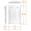 Card Holder ID Card/Credit Card Pockets ID Polycarbonate Transparent for