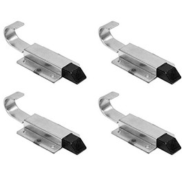 Buyers Products 90M Zinc Plated Slam Bolt Latch, 5.5" x 2", 4 Pack, Finger Pull Style Latch Ideal for Two and Three Point Latch Applications, Corrosion-Resistant Powder-Coated Bolt