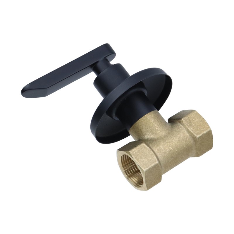 Dnyta Brass Concealed Water Stop Valve, Water Shut Off Valve