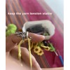 3Pcs Crochet Loop Ring, Adjustable Knitting Loop Crochet, Loop Ring