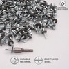 SKIR'CO Pack of 100 Galvanised Roofing Screws 5.5 x 25
