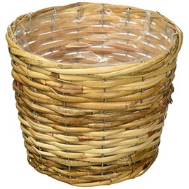 Ohashi Shinji Shoten 13-245 Pot Cover Rattan Basket No. D5 Natural, Approx. φ8.3 x H 6.5 inches (21 x 16.5 cm)
