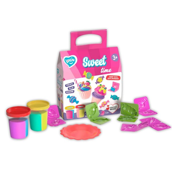 Sweet Time Dough, Lovin Modeling Set with Colour Dough, Craft