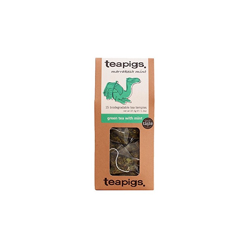 Tea Pigs Marakesh Mint Green Tea with Mint Teabags