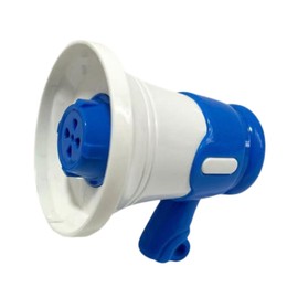 SM SunniMix Portable Megaphone Speaker Mini Bullhorn Toy Lightweight MEGA Bullhorn Handheld Amplifier for Outdoor Sports Cheerleading Coaches, Blue