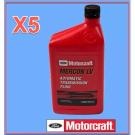 Motorcraft 5Qts Genuine for FORD Automatic Transmission Fluid Motorcraft XT10QLVC MERCON LV