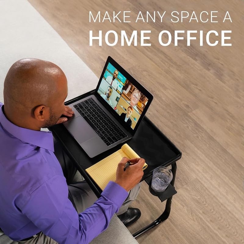 Table-Mate TV Tray Table | Portable Desk Folding Dinner Tray,