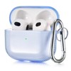 VISOOM Airpods 3 Case, Transparent Soft TPU Protective Case Compatible