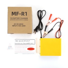 Car Battery Charger Smart Battery Charger for 12V 4AH-105AH Battery Digital Display Power Voltage Current Automatic Manual Modes