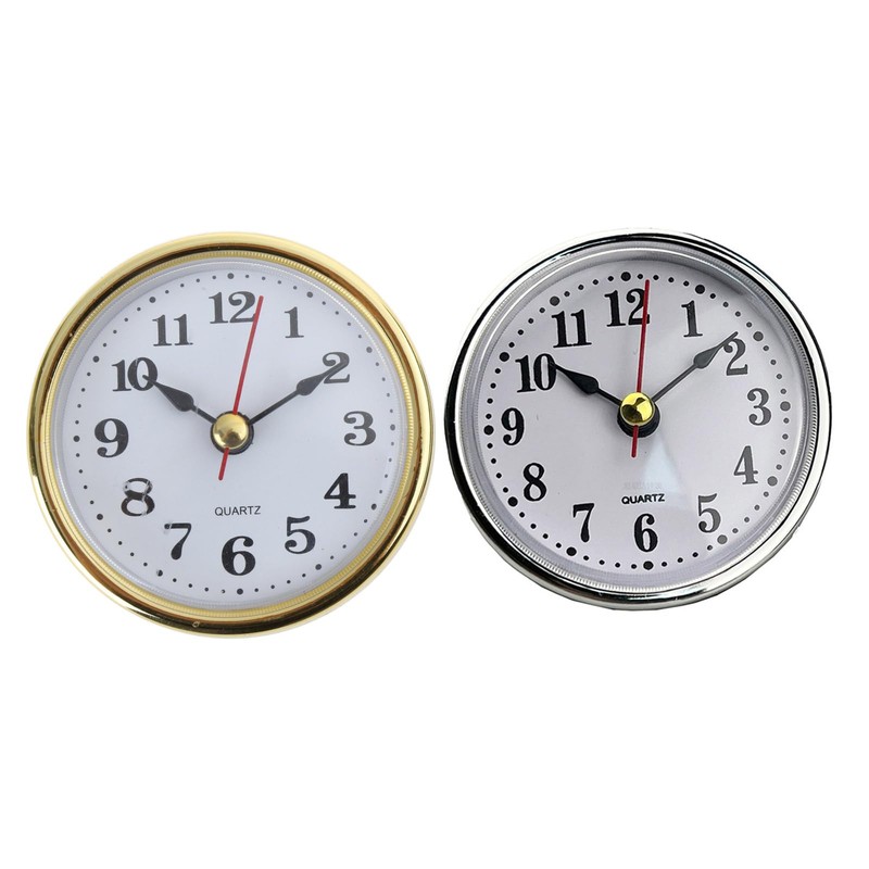 caralin Clock Insert Round Clocks Movement 2-1/2 65mm Diameter Clock