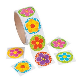 Generic 3 Rolls Cartoon Sticker Roll Decals for Kids Removable Wall Art Flower Pentagram Tropical Fish Designs Random Style