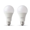 Feit Electric A19 100W Equivalent LED Light Bulbs, Dimmable, 3000k