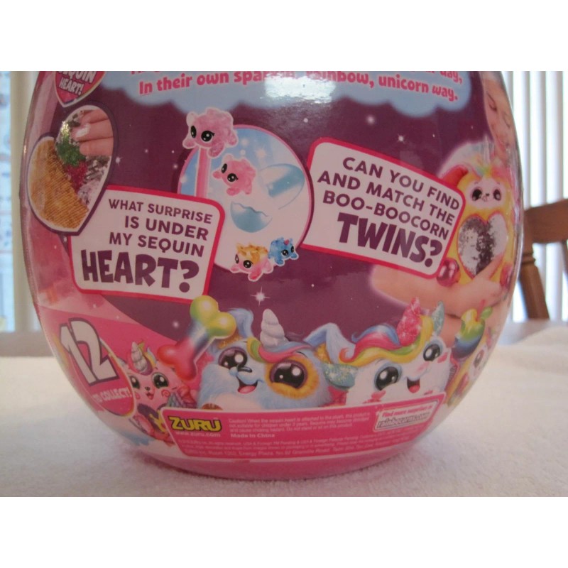 ZURU 2018 ZURU RAINBOCORNS GOLD SEQUIN SURPRISE PURPLE HORN--NEW--FAC