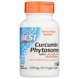 Doctor's Best Curcumin Phytosome Meriva 60 Count Dietary Supplement Vegan Non...