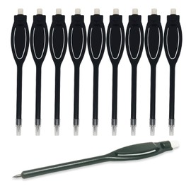Adhere 50pcs plastic golf pencils with eraser clips scoring pencils for golf events,wedding, company meetings