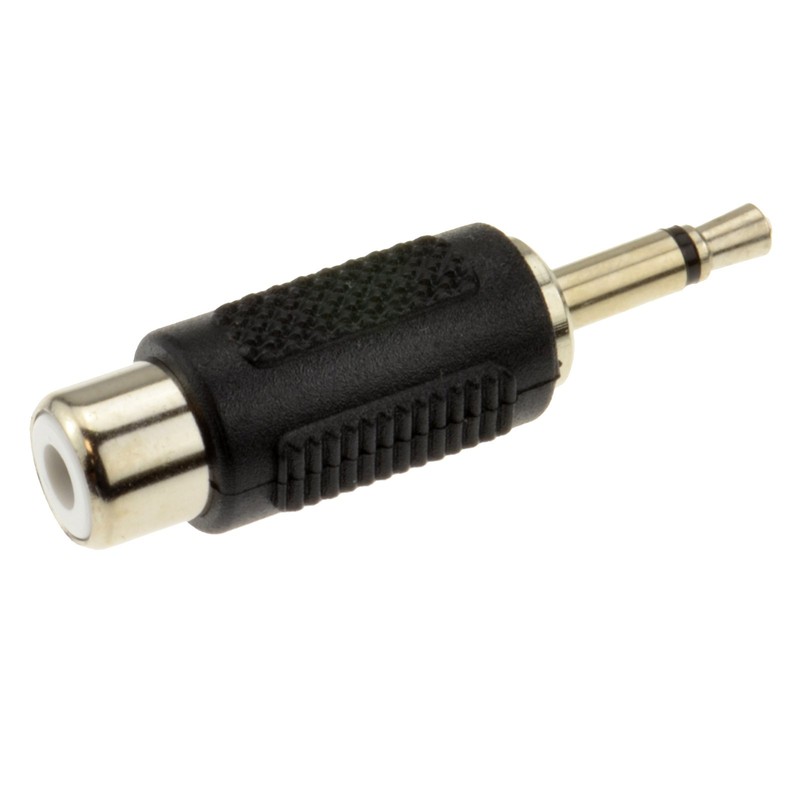 RCA Female to 3.5 mm Mono Jack Plug Adapter