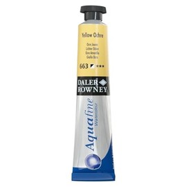 Daler-Rowney Aquafine Watercolour Paint, Aluminium Tube, 0.27oz - 8 ml, Yellow Ochre