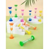 15Pcs 5 Min Sand Timer,Plastic Hourglass Visual Sand Clock Colorful