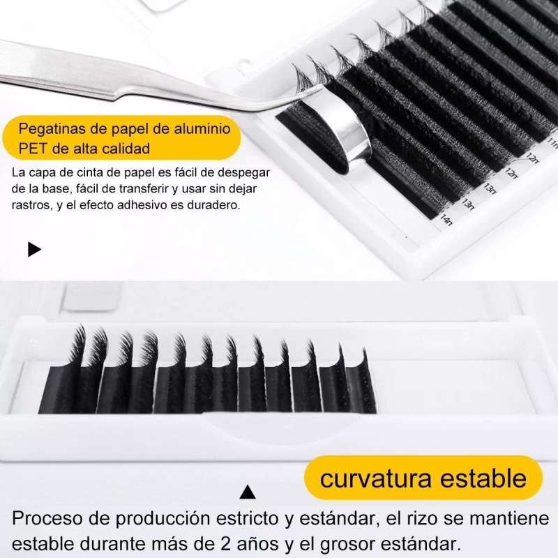 Masscaku Extensión De Pestañas Masscaku W Shape 4d