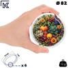 KADAX Screw Lids fi82mm x 100st, Twist Off Lids Set