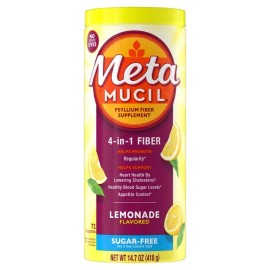 Metamucil 4-in-1 Fiber Supplement S/F Lemonade Powder 14.7oz