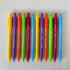 Jxueych 12pcs Cute Inspirational Quotes Ballpoint Pen Set for Teacher