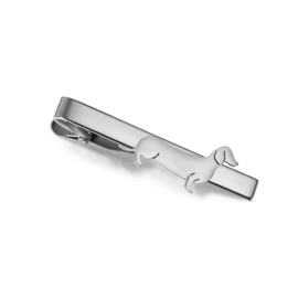 Dreamtimes Funny Cat Dog Tie Clip Stainless Steel Tie Bar Cute Animal Wedding Groomsman Accessories Novelty Business Necktie Clip Holder for Men Women Pet Lovers (Dog-S)