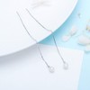 LGSY Minimalist Line Dangle Earrings Mount Fitting for DIY Pearl