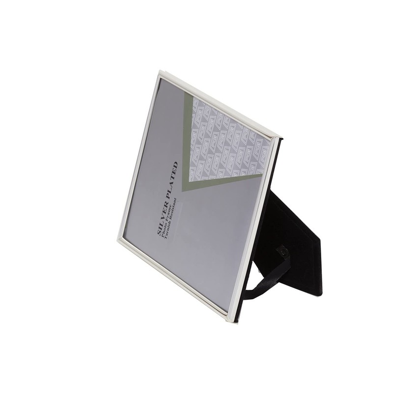 4 x 6-inch Silver Thin Edge Single Photo Frame Stands