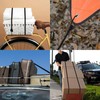 DRERIO 4 Pcs Bungee Cord with Hook 1m Heavy Duty