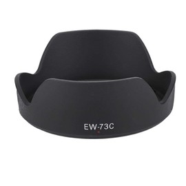 For Canon 10-18Mm Lens Hood Lens Hood for Camera EW-73C Quality Portable Plastic Camera Lens Hood Shade for Canon EF S 10-18mm F4.5-5.6 IS STM